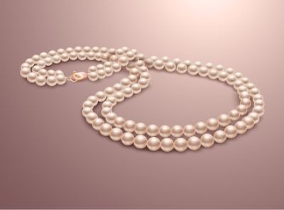 Beautiful pearl necklace