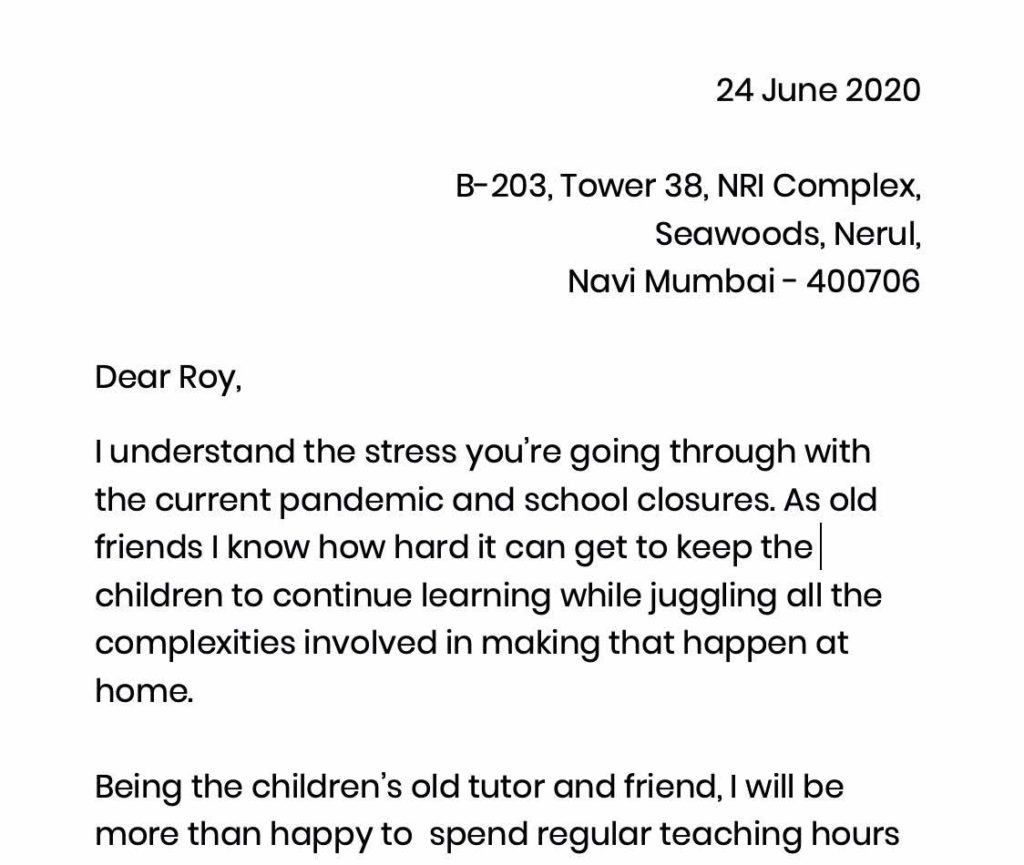 How To Write Informal Letter Informal Letter Writing Fabulously